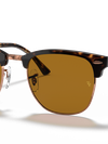 Ray-Ban Sunglasses Unisex Clubmaster Classic - Havana Frame Brown Lenses 49-21