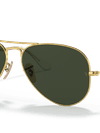 Ray-Ban Sunglasses Unisex Aviator | Aviation Collection - Arista Gold Frame Green Lenses 58-14